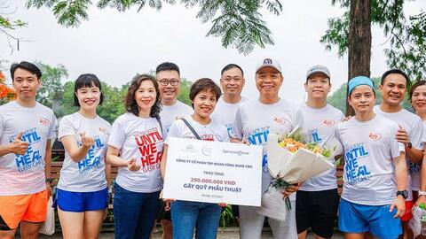 CMC cùng cộng đồng chạy bộ gây quỹ phẫu thuật nụ cười