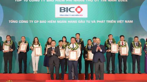 BIC là 1 trong 6 công ty bảo hiểm phi nhân thọ uy tín nhất Việt Nam năm 2022
