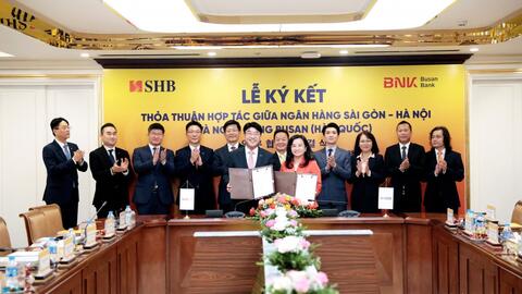 SHB thiết lập quan hệ đối tác với Ngân hàng Busan (Hàn Quốc)
