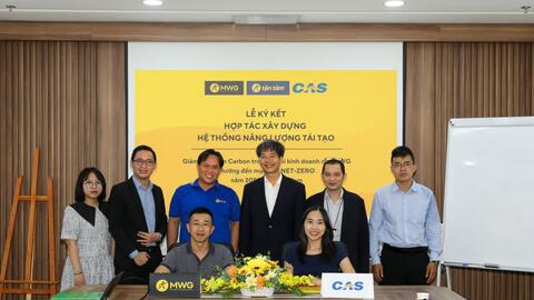 Thế Giới Di Động và CAS hợp tác triển khai các dự án năng lượng xanh và kinh tế tuần hoàn