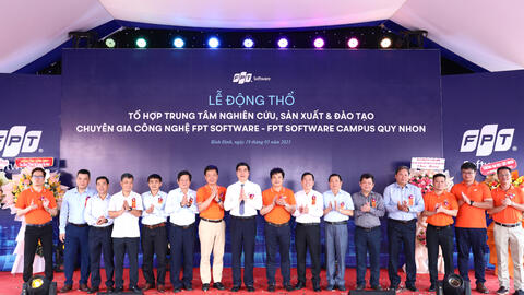 Tăng vốn đầu tư Trung tâm FPT Software tại Bình Định lên 2.800 tỷ đồng