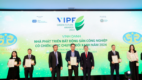Tập đoàn Hoàng Quân được vinh danh tại diễn đàn Bất động sản công nghiệp Việt Nam 2024