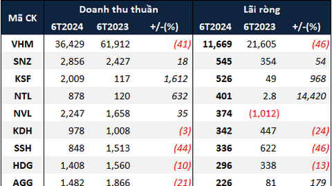 Doanh nghiệp bất động sản bước chậm trong nửa đầu năm