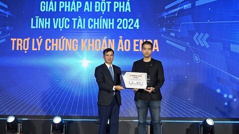 Trợ lý chứng khoán ảo Ensa của DNSE được vinh danh “Giải pháp AI đột phá lĩnh vực tài chính”
