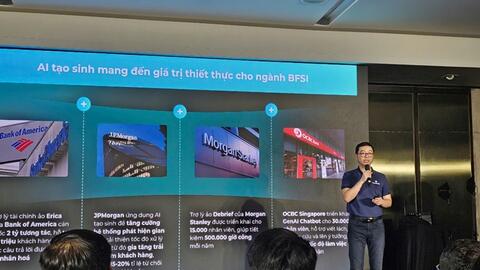 Giải quyết bài toán lớn trong chuyển đổi số lĩnh vực tài chính, ngân hàng với GenAl