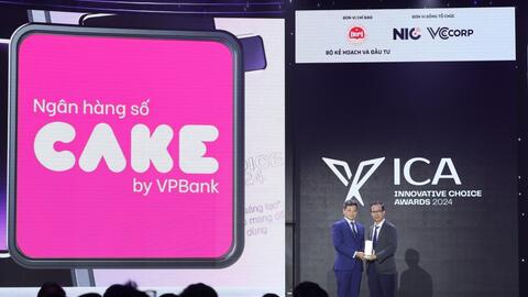 Cake thắng giải Ngân hàng công nghệ của năm tại Better Choice Awards 2024