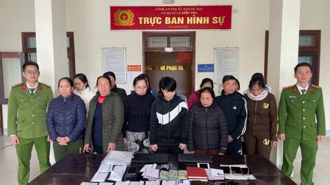 Nghệ An: Triệt xóa đường dây đánh bạc giao dịch 150 tỉ đồng