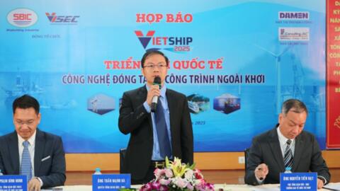 Gần 200 gian hàng tham dự triển lãm về công nghệ đóng tàu