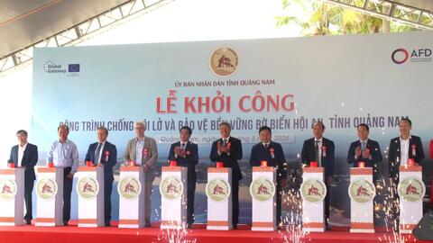 Hội An đầu tư gần 1.000 tỷ đồng chống xói lở bờ biển