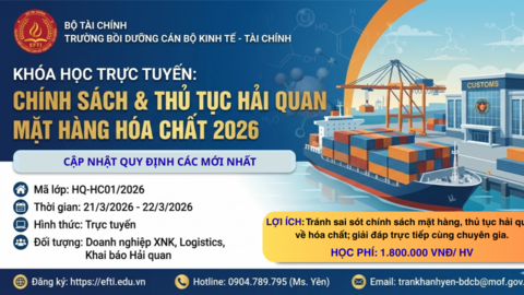 Tổ chức lớp hướng dẫn chính sách và thủ tục hải quan đối với mặt hàng hóa chất theo quy định mới