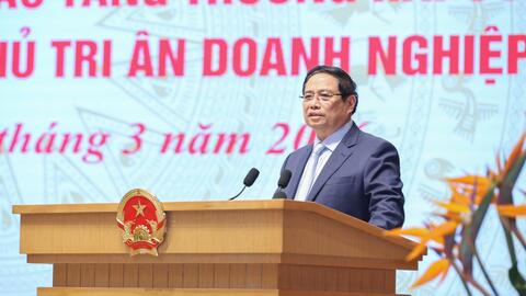 Thủ tướng: Doanh nghiệp là trung tâm để hiện thực hóa mục tiêu tăng trưởng hai con số