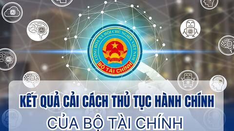 INFOGRAPHIC: Bộ Tài chính vượt nhiều chỉ tiêu trong cải cách thủ tục hành chính