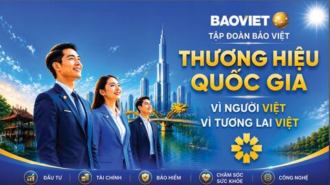 Bảo Việt đứng đầu top 10 thương hiệu mạnh nhất Việt Nam năm 2026 do Brand Finance công bố