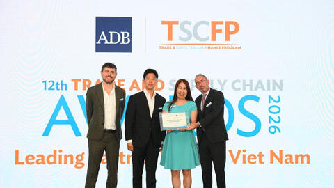 ADB vinh danh TPBank là Ngân hàng đối tác hàng đầu tại Việt Nam về tài trợ thương mại