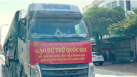 Hoàn thành cấp phát hơn 276 tấn gạo dự trữ hỗ trợ học sinh tỉnh Quảng Ninh