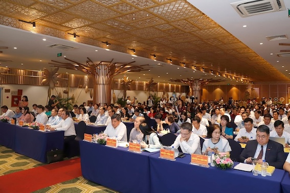Hội nghị đánh giá kết quả phát triển sản phẩm OCOP và du lịch nông thôn giai đoạn 2021-2025, định hướng giai đoạn 2026-2030. Ảnh: Khương Trung