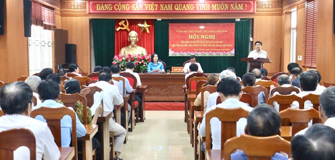 Công đoàn Nam Phước góp ý Dự thảo Đề án sắp xếp, kiện toàn tổ chức, hoạt động các thôn