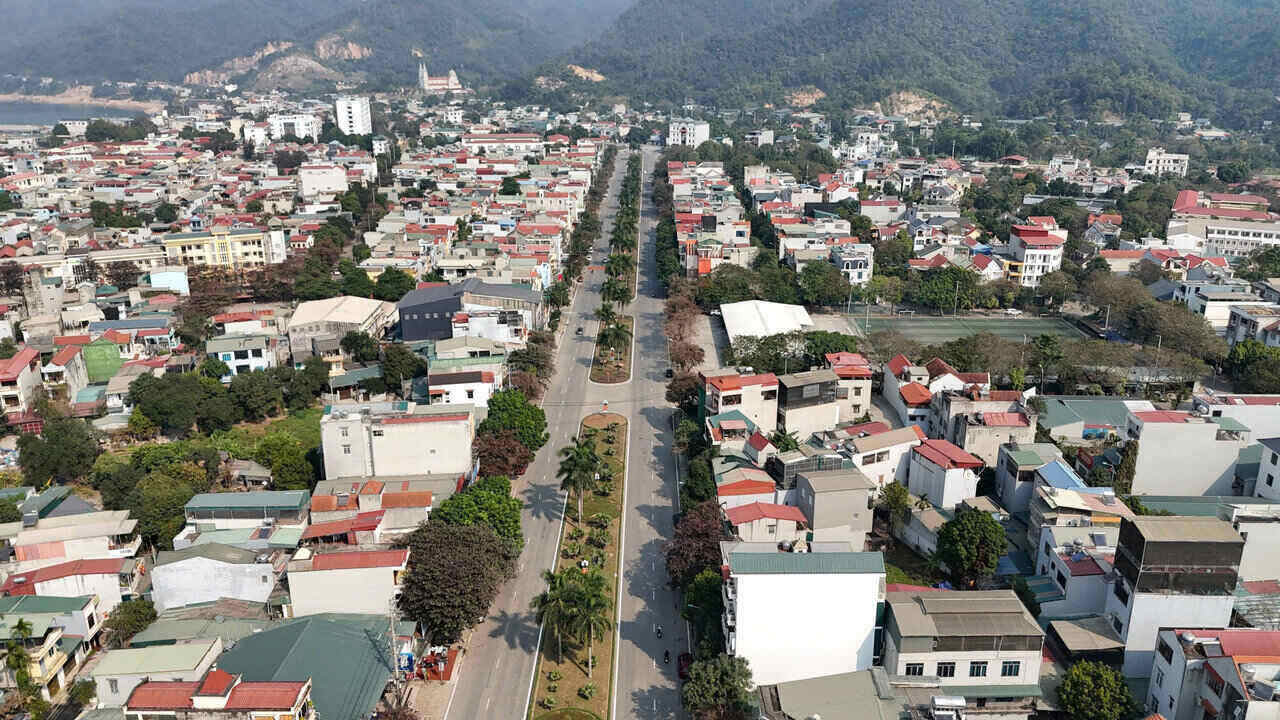 Phường Thống Nhất thuộc địa bàn thành phố Hòa Bình trước đây. Ảnh: Yên San