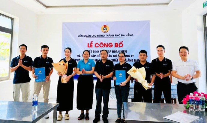 Đà Nẵng có thêm công đoàn cơ sở trong khu công nghiệp