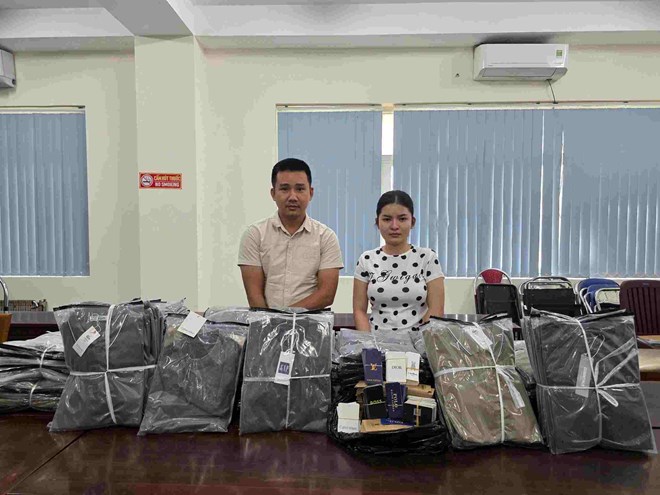 Công an triệt phá đường dây sản xuất hơn 14.000 áo thun giả nhãn hiệu nổi tiếng