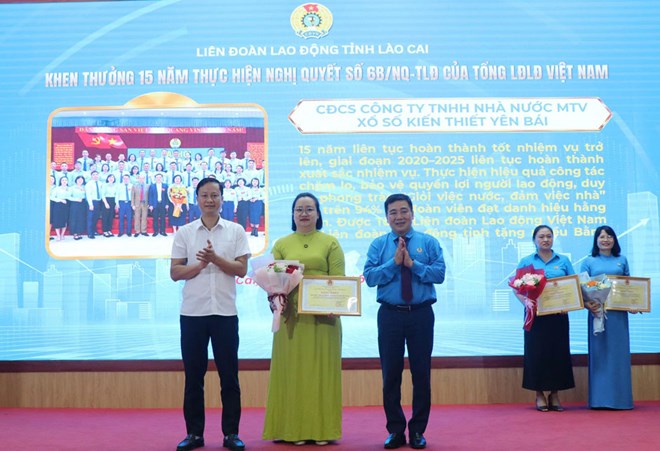 Công đoàn phường Yên Bái đổi mới công tác nữ công sau sắp xếp