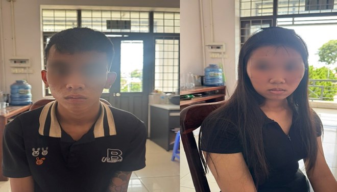 Đôi nam nữ trộm liên tiếp 2 xe máy kéo ở Gia Lai