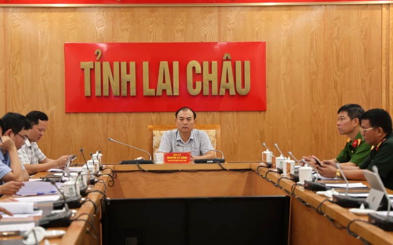 Quang cảnh điểm cầu tại Lai Châu. Ảnh: Laichau.gov.vn
