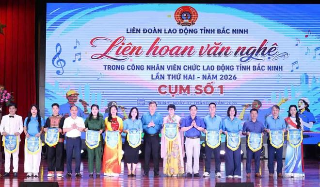 Gần 300 công nhân, người lao động tranh tài tại Liên hoan văn nghệ Cụm số 1