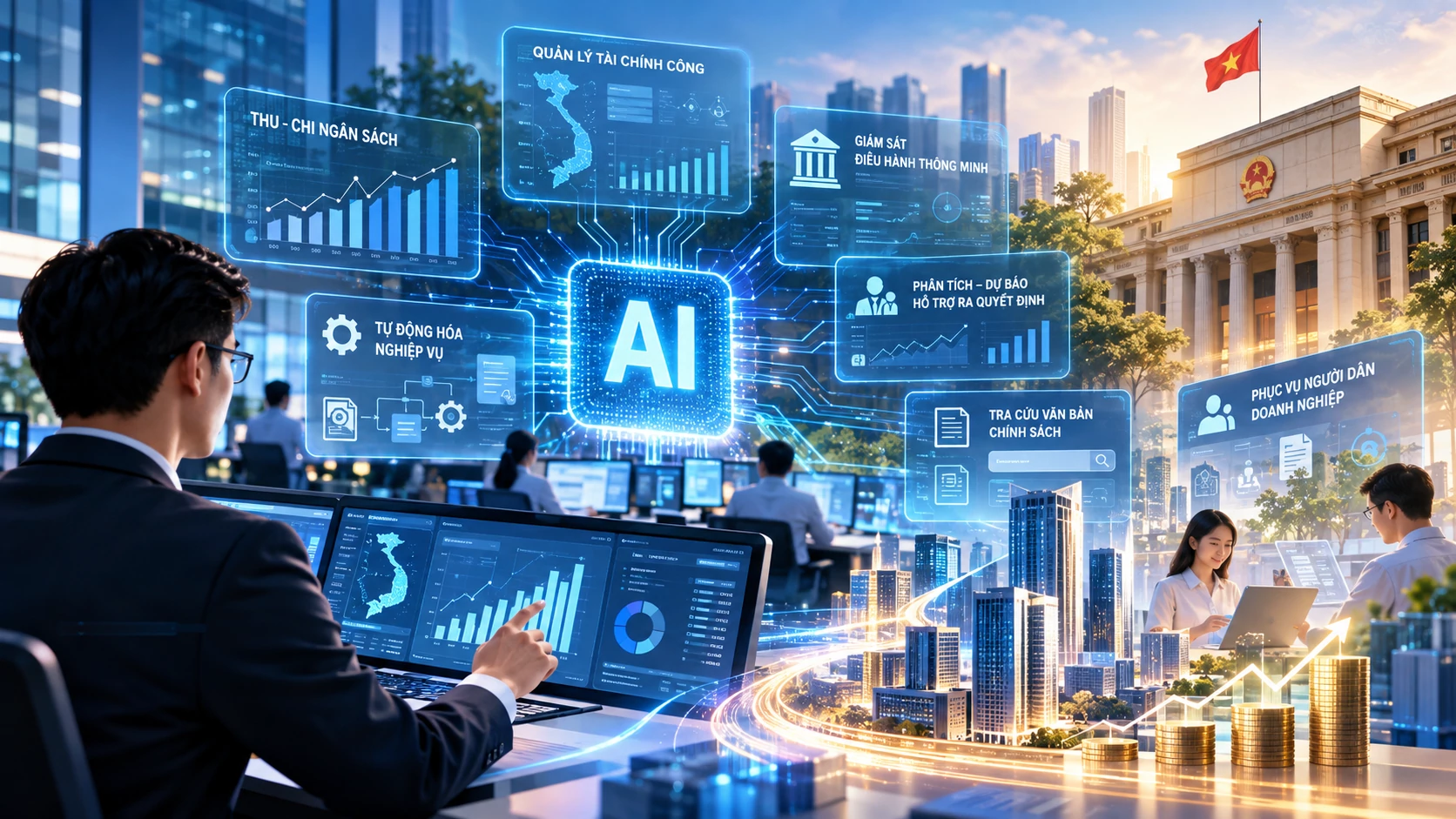 Đưa AI vào nghiệp vụ lõi, hướng tới nền tài chính AI-First