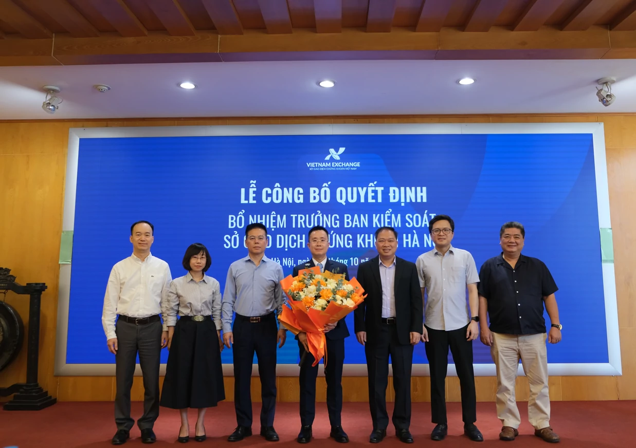 Bổ nhiệm Trưởng Ban Kiểm soát Sở GDCK Hà Nội
