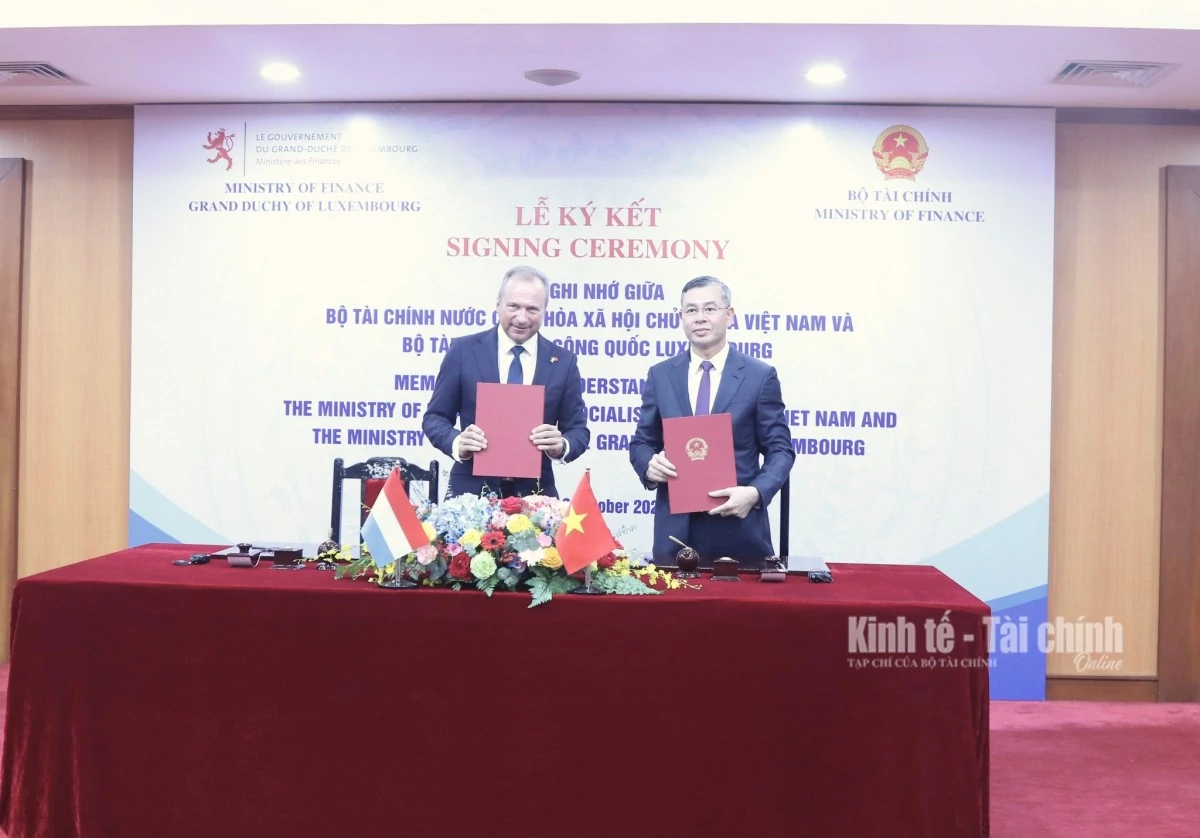 Bộ Tài chính Việt Nam và Luxembourg ký kết Bản ghi nhớ hợp tác Bộ Tài chính Việt Nam và Luxembourg ký kết Bản ghi nhớ hợp tác