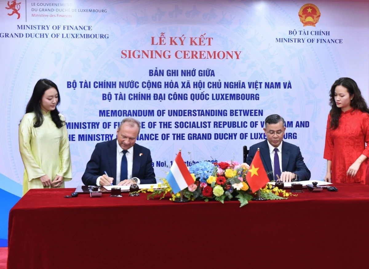 Bộ Tài chính Việt Nam và Luxembourg ký kết Bản ghi nhớ hợp tác Bộ Tài chính Việt Nam và Luxembourg ký kết Bản ghi nhớ hợp tác