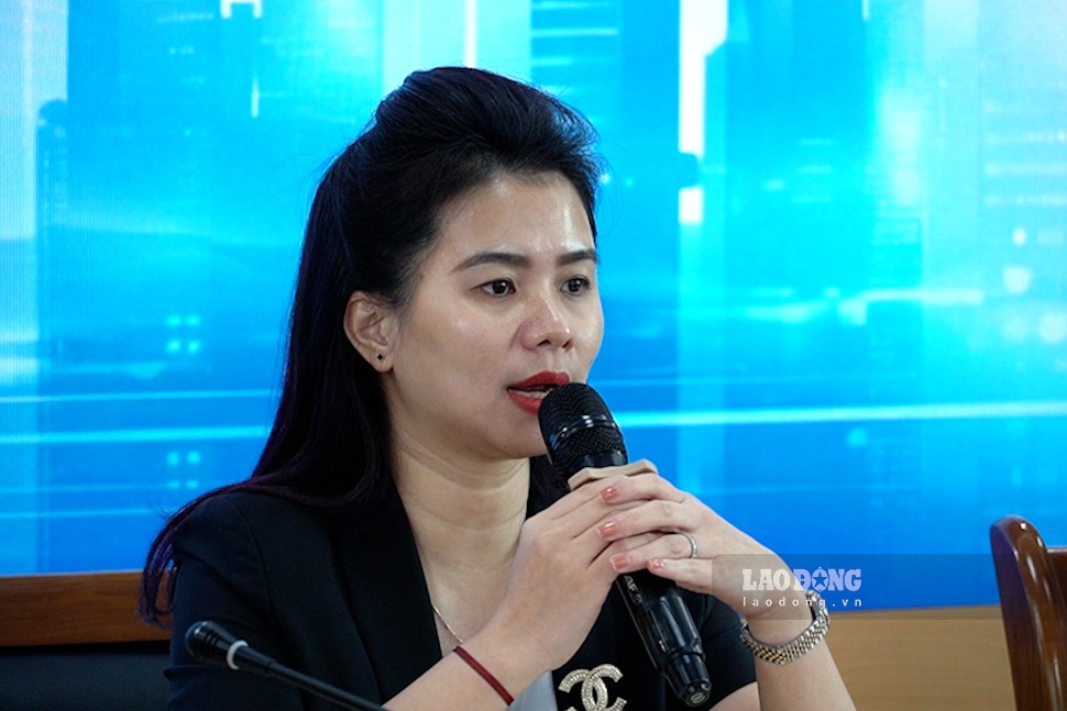 Bà Hoàng Thu Hằng - Phó Cục trưởng Cục Quản lý nhà và thị trường bất động sản (Bộ Xây dựng). Ảnh chụp ngày 15.10. Ảnh: An Phương