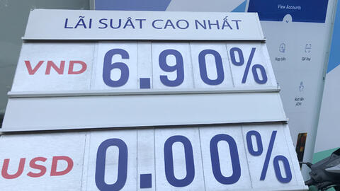 Sát Tết, lãi suất liên ngân hàng bật tăng mạnh