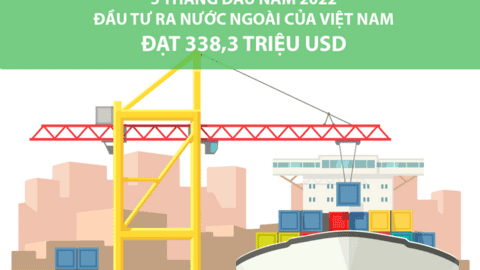 Đầu tư ra nước ngoài của Việt Nam đạt 338,3 triệu USD