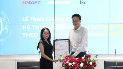 ABBANK là ngân hàng đầu tiên đạt chứng nhận về an toàn thông tin