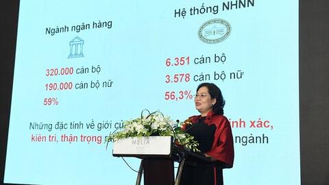 Thống đốc Nguyễn Thị Hồng: Phụ nữ có những đặc tính rất phù hợp làm ngân hàng