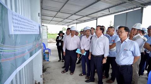 Long An đẩy nhanh tiến độ các công trình trọng điểm