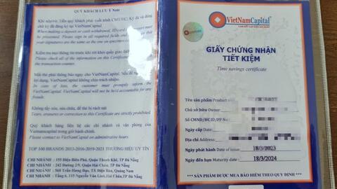 Gửi tiền tiết kiệm vào công ty tài chính, nguy cơ trắng tay