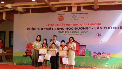 Tổng kết và trao giải cuộc thi “Mắt sáng học đường”