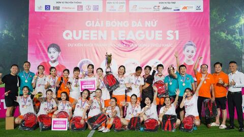 Câu chuyện về đội bóng nữ ngân hàng vô địch Queen League 2024