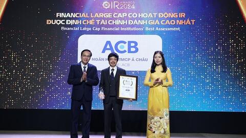 Finance Large Cap có hoạt động IR tốt nhất 2024 gọi tên 4 ngân hàng và 1 công ty chứng khoán