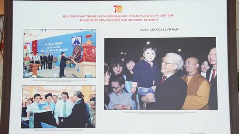 Những bức ảnh “kể chuyện” 70 năm ngành Giáo dục Thủ đô