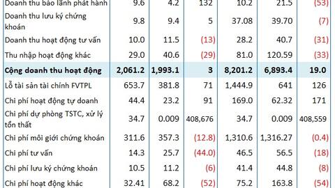 SSI ước lãi trước thuế hợp nhất 2024 đạt 3.5 ngàn tỷ đồng