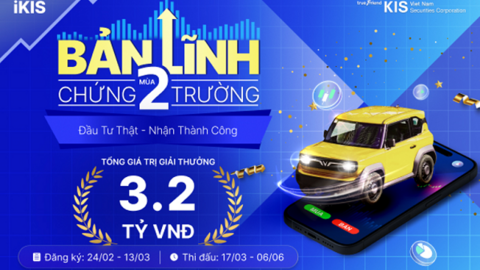 KIS: Cơ hội trúng xe hơi Vinfast VF3 cùng cuộc thi “Bản lĩnh Chứng trường” mùa 2