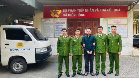 Nghệ An: Bắt giữ đối tượng trú tại huyện Yên Thành, đang bị truy nã