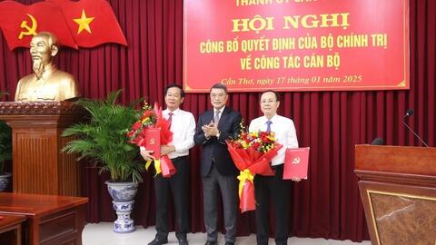 Ông Đỗ Thanh Bình giữ chức vụ Bí thư Thành ủy Cần Thơ