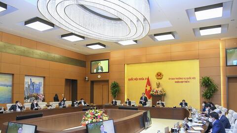 Phiên họp thường kỳ thứ 7 của Uỷ ban Thường vụ Quốc hội diễn ra từ ngày 18 đến 19/1/2022