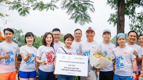 CMC cùng cộng đồng chạy bộ gây quỹ phẫu thuật nụ cười