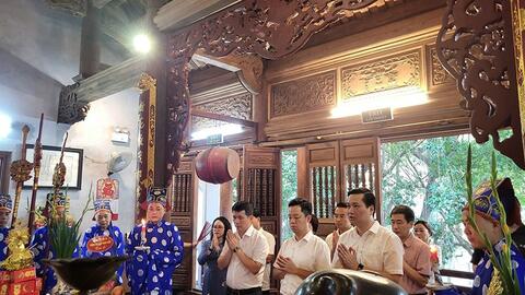 Phường Hàng Trống tổ chức tưởng niệm 590 năm ngày mất của Vua Lê Thái Tổ